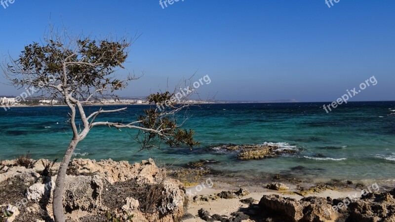 Cyprus Ayia Napa Makronissos Beach Sand Sea