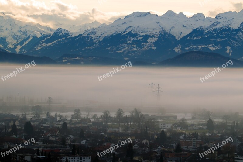 Dornbirn Austria Vorarlberg Alpine Mountains