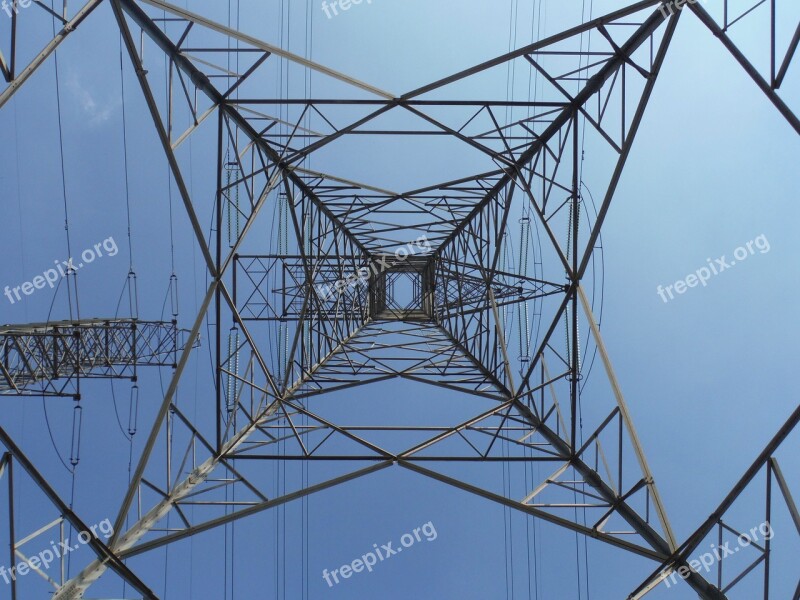 Cable Tower Electricity Electrical Exterior