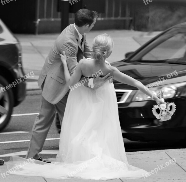 Wedding Bride And Groom Wedding Photo Love Happiness