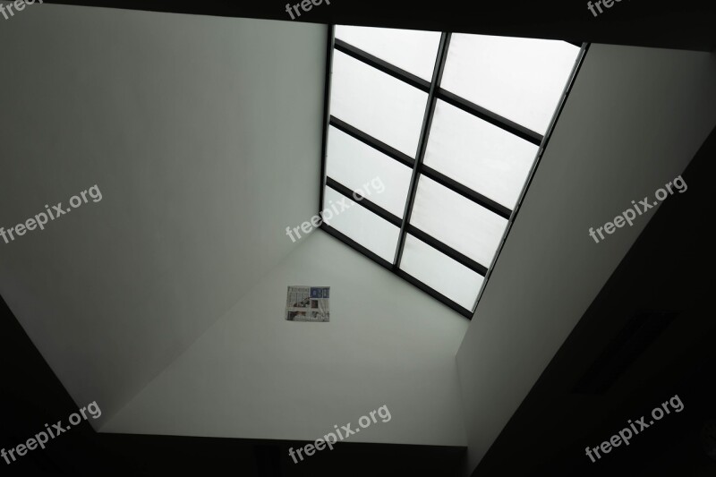 Dormer Black And White Indoor Building Classroom