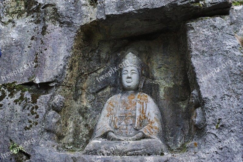 Hangzhou Lingyin Temple Klippe Stone Carving Statue