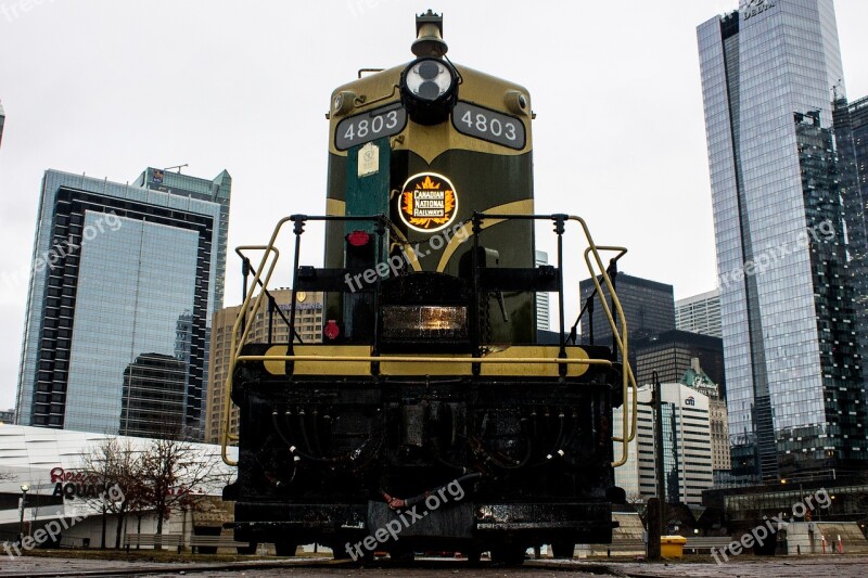 Train Toronto Canada City Urban