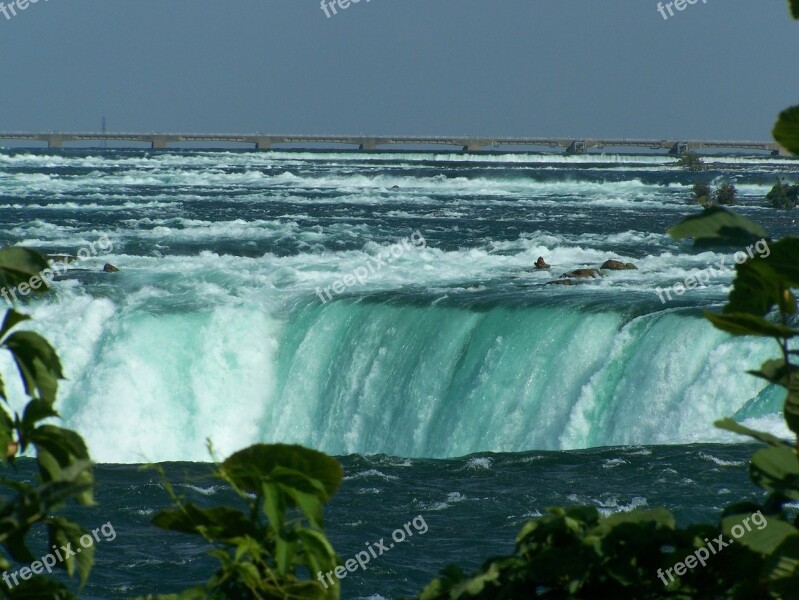 Waterfall Niagara Water Travel Canada