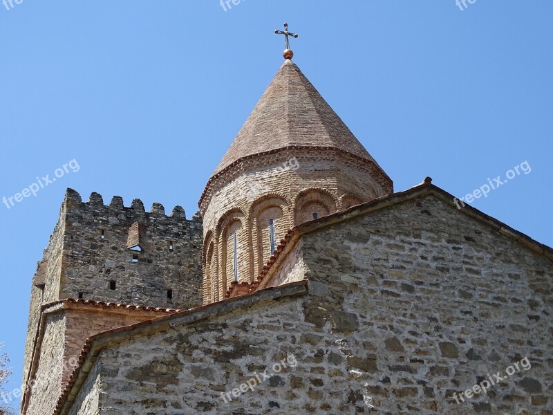 Georgia Fortress Ananuri Georgian Military Road Church