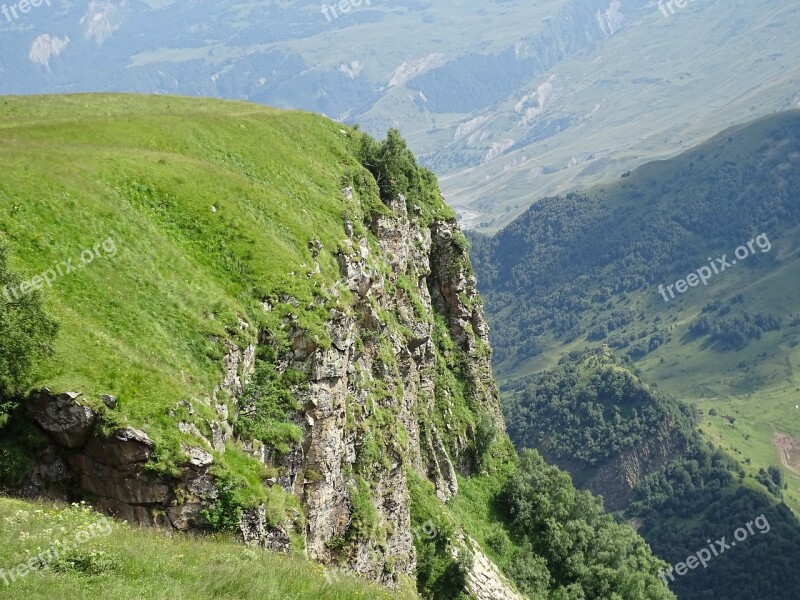 Georgia Georgian Military Road Caucasus Mountains Hanging