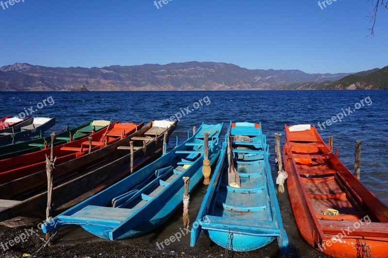 Lugu Lake Caochuan Travel Ship Square