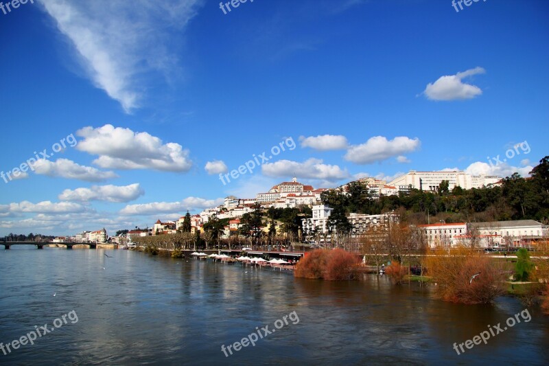 Coimbra Mondego Portugal City Rio