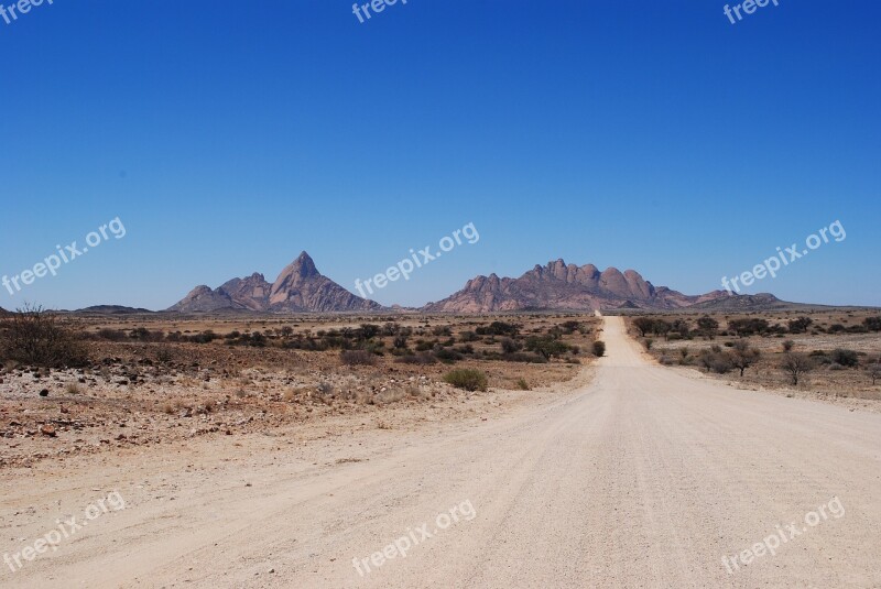 Namibia Africa Mountain Spitzkoppe Landscape