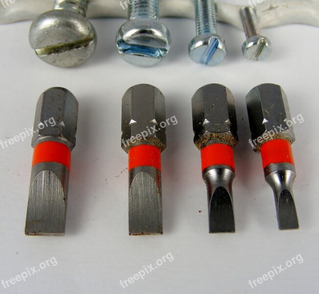 Screwdriver Bits Diy Tool Construction