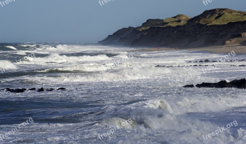 Sea Storm Blown Sunshine West Coast