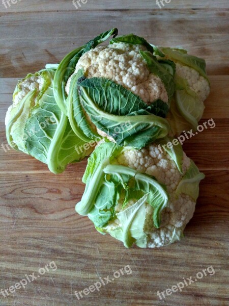 Cauliflower Eco Cauliflowers Vegetables Free Photos