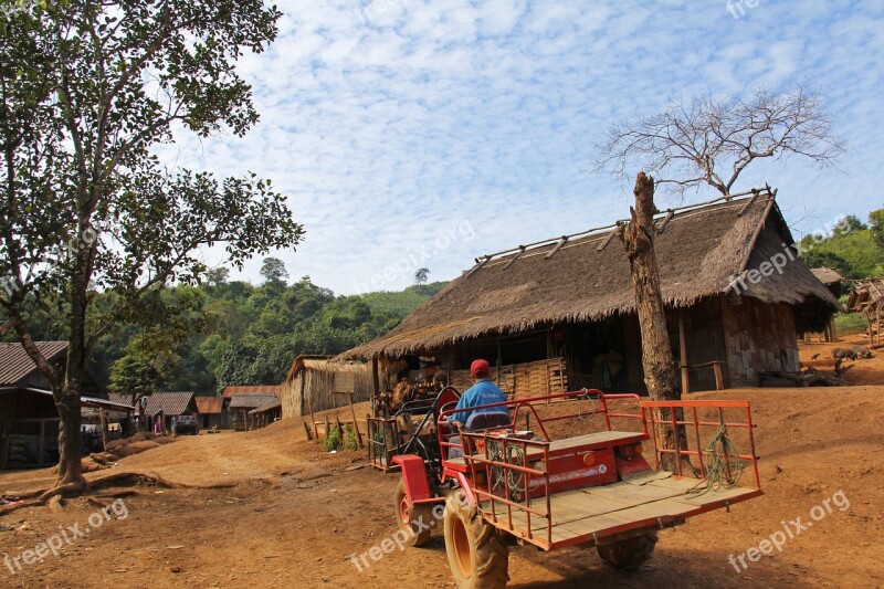 Village Mountain Delivery Transport Houses