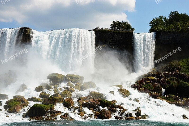 Niagara Falls Places Of Interest Water Masses Free Photos