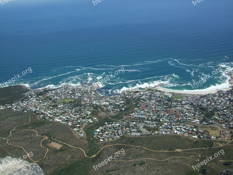 Cape Town Table Mountain Viewpoint Coast Free Photos