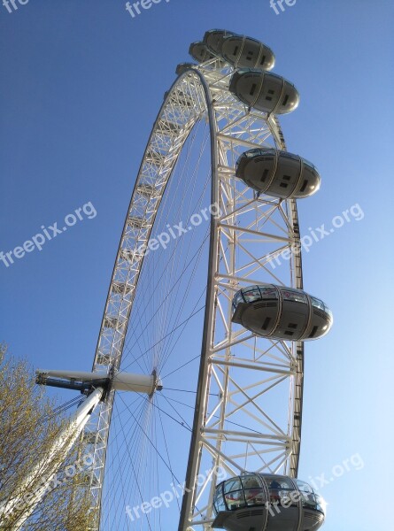 London Noria Attraction London Eye Great Britain