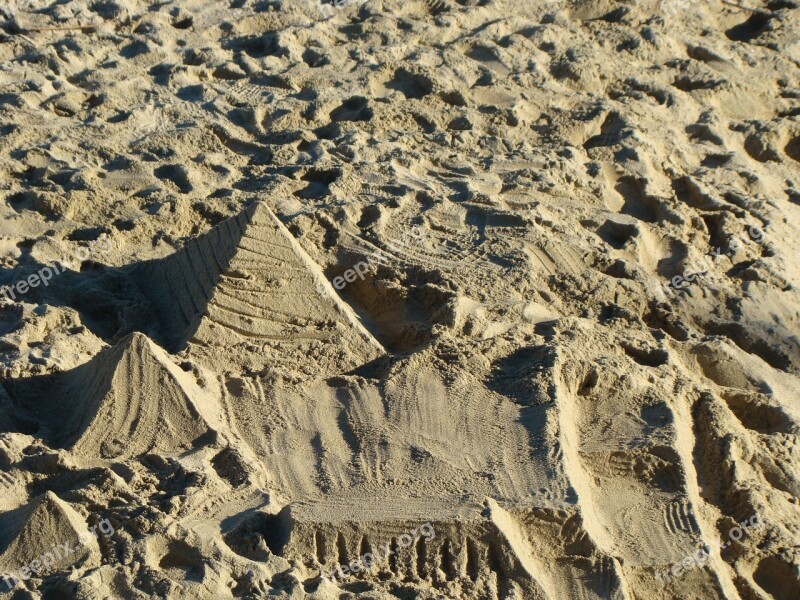 Pyramid Sand Castle Huntington Beach Summer