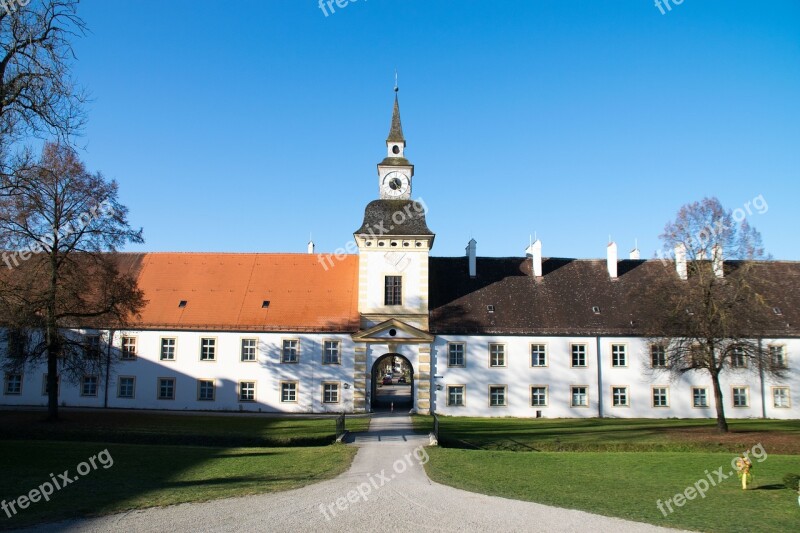 Oberschleißheim Bavaria Germany Castle Elder