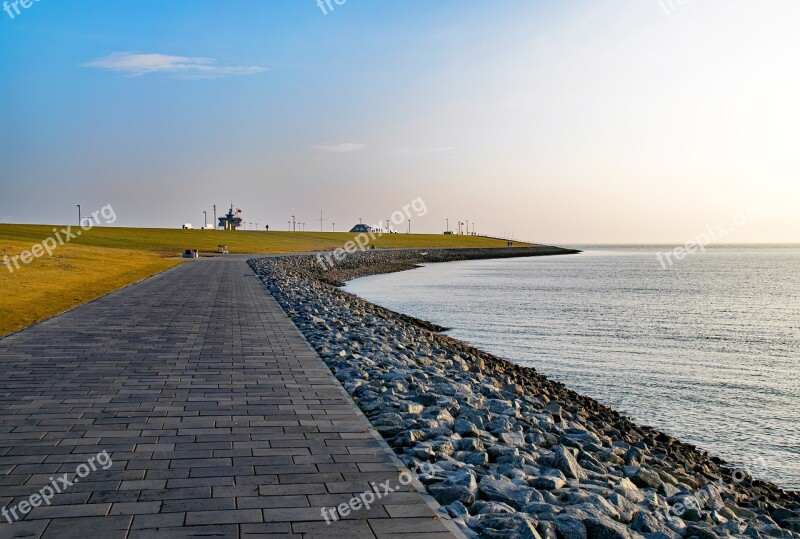 Büsum Mecklenburg Germany Beach North Sea Coast