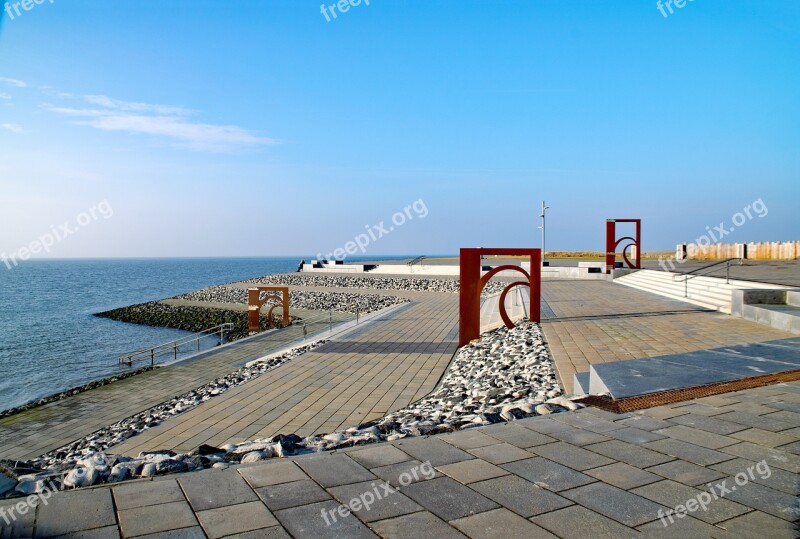 Büsum Mecklenburg Germany Beach North Sea Coast