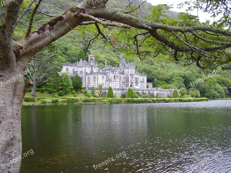 Ireland Castle Places Of Interest Kylemore Abbey Middle Ages