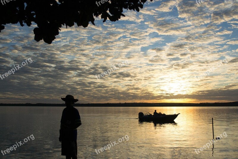 Fishing Rio Fisherman Tranquility Nature