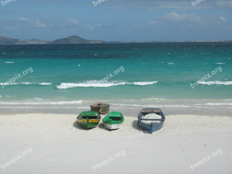 Cabo Frio Beach Boats Brazil Sol