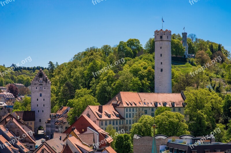 City Ravensburg Flour Sack Downtown Tower