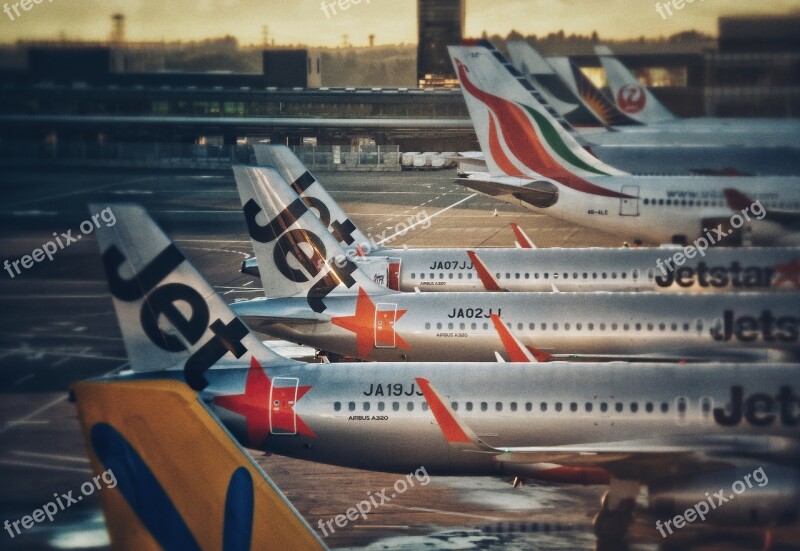 Airport Plane Jetstar Jet Airbus