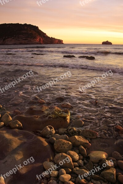 Javea Sea Beach Mediterranean Dawn