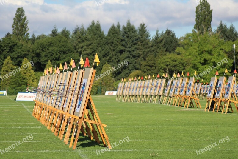 Shooting Arc Target Field Arrow