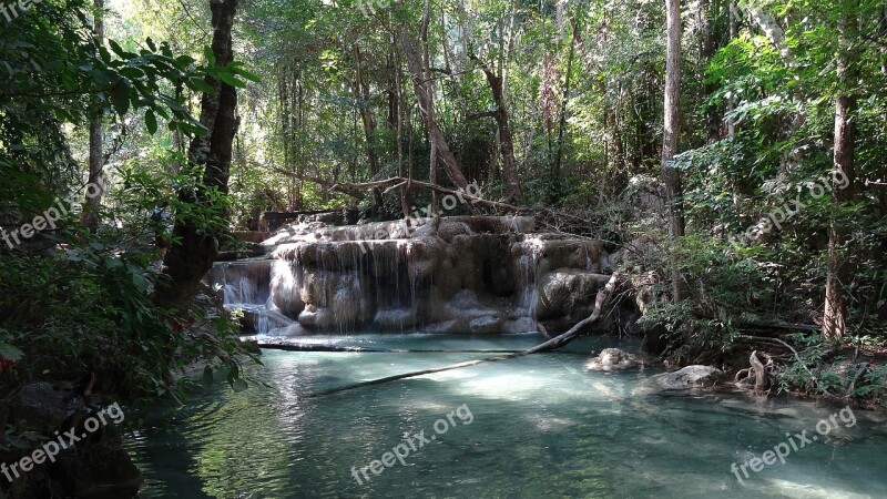 Water Waterfalls Nature Landscape Cascades