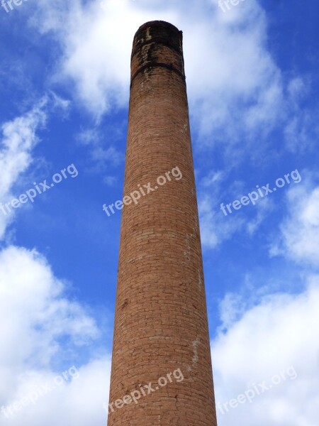 Fireplace Industrial Architecture Bricks Old Industrialization