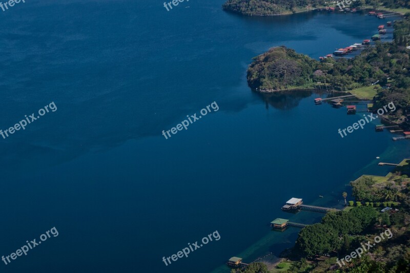 El Salvador Coatepeque Lake Fishing Tourism