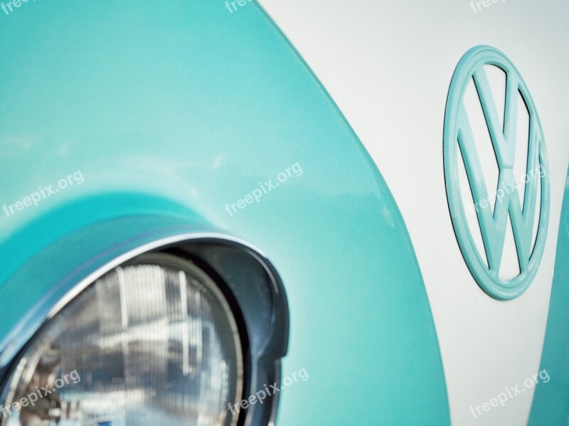 Volkswagen Retro Front Car Logo