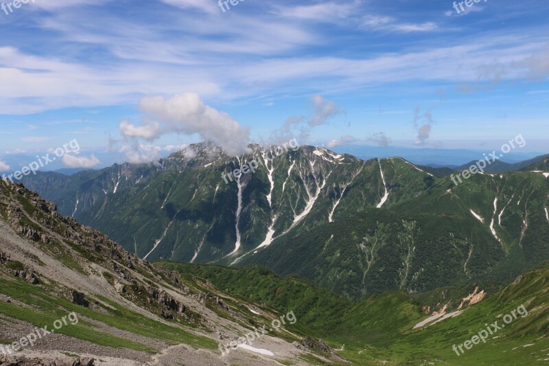 Ryu Gaku Mountain Climbing Northern Alps Mountain Free Photos