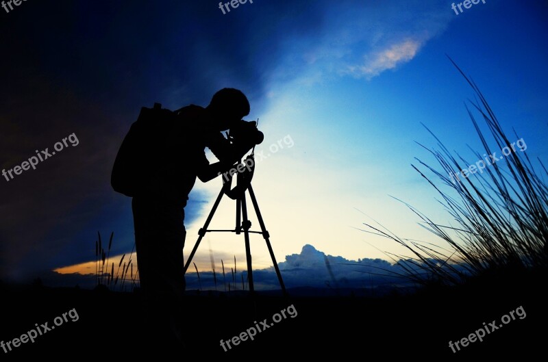 Photographer Landscape Photographer Photography Horizon Tripod