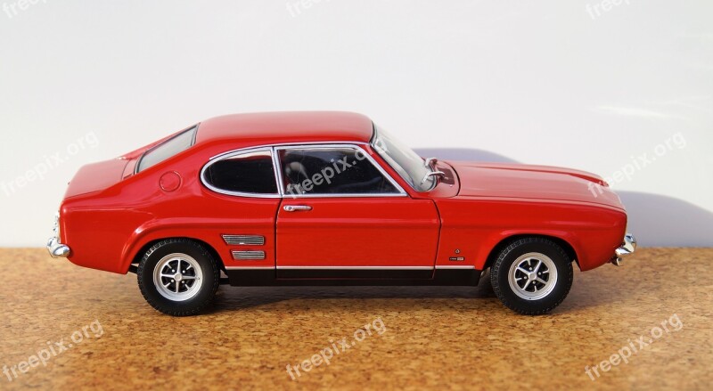 Model Car Ford Capri Model Auto