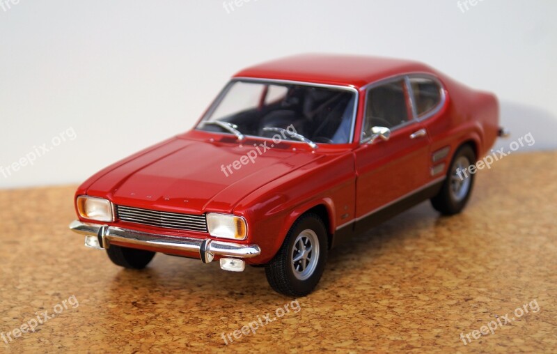 Model Car Ford Capri Model Auto