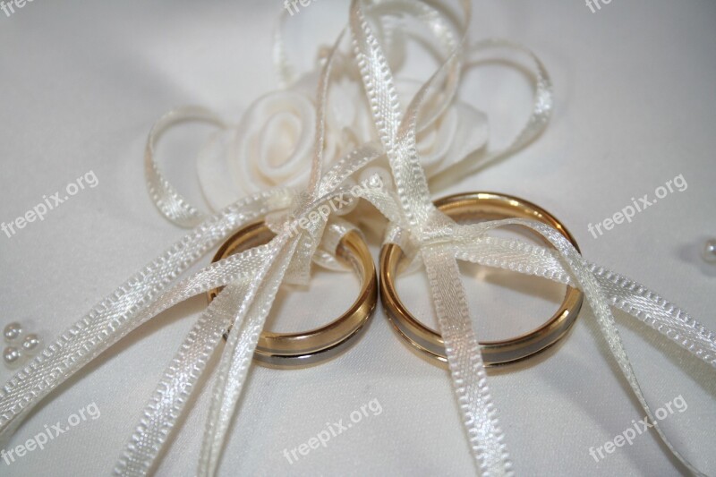 Ring Rings Ring Pillow Wedding Marry