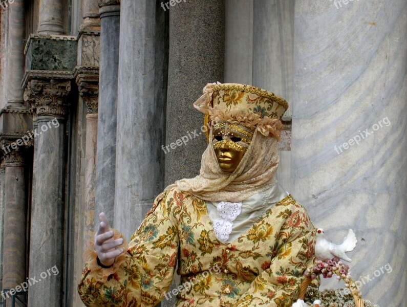 Venice Carnival Mask Costume Disguise