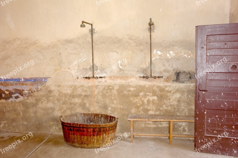 Shower Space Old Shower Room Concentration Camp