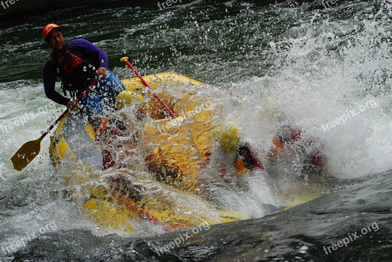 Raft Rafting White Water Adventure