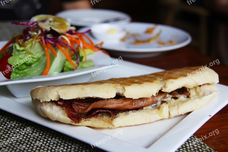 Burger Panini Coffee Tea Breads