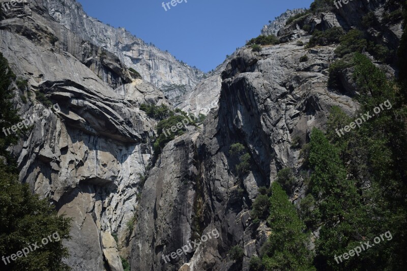 Rock Yosemite National Park Natural Stones California Nature