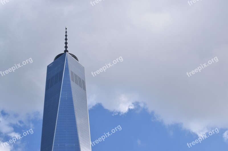 Worldtradecenter Usa Observation Deck Manhattan Skyscraper