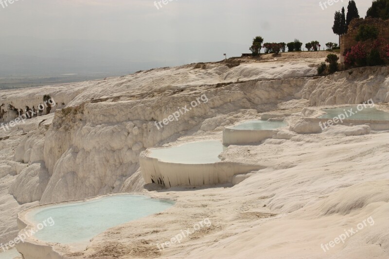 Pamukkale Travertines Nature Beauty Turkey Denizli