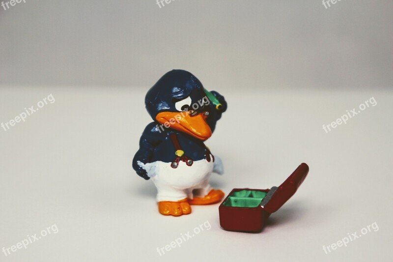 überraschungseifigur Fitter Tool Box Figure Pingu