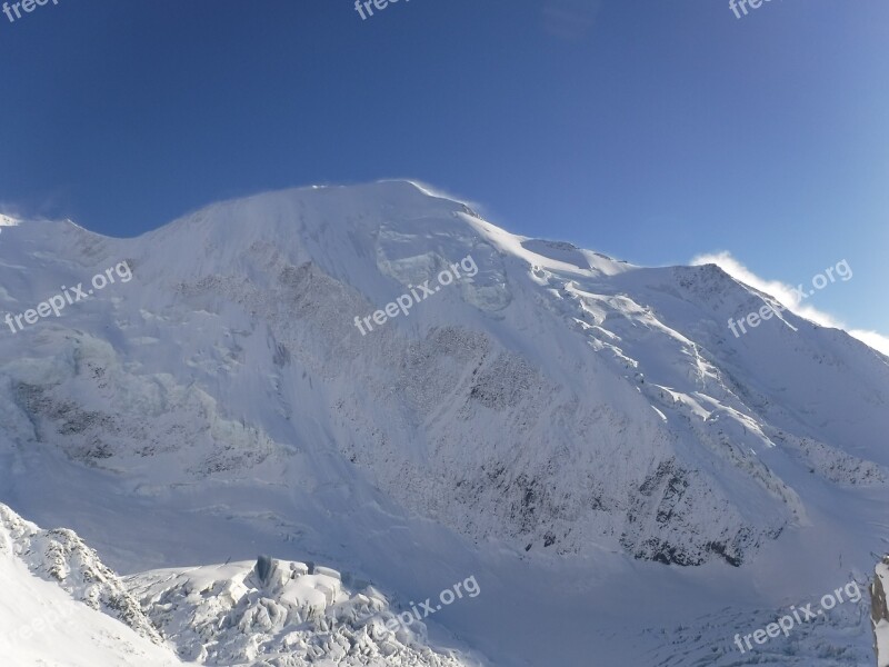 Mont Blanc In The Mountains Mountains Free Photos