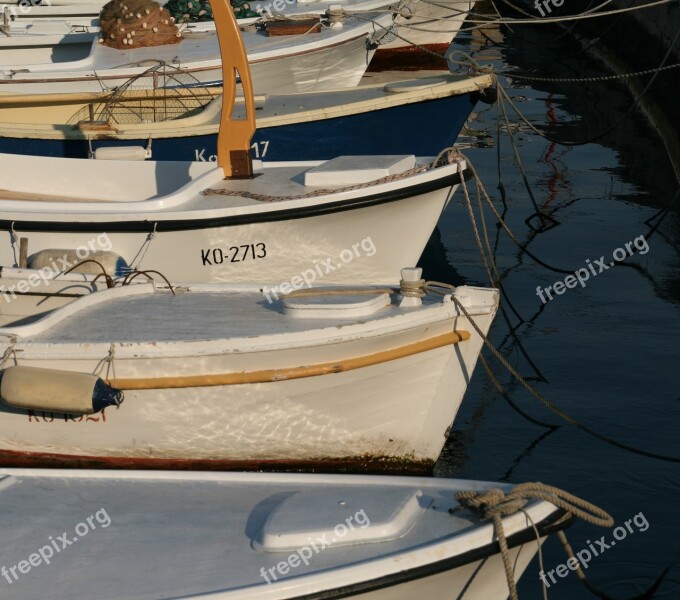 Adriatic Boat Sea Croatia Free Photos